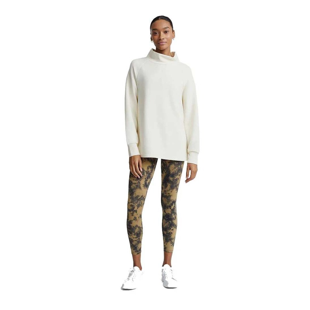 Varley Arcola Womens Mock Neck Cream‎ Sweatshirt Size Large